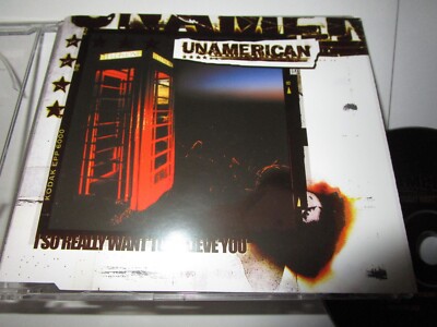 Unamerican  I So Really Want To Believe You Estupendo CD UNAM 1  CD Single