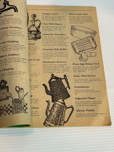 Prize Winning Household Tips Hints Tricks Magazine Vintage 1980s Graphics Retro - Picture 5 of 8
