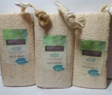 EcoTools Loofah Sponge Buff & Exfoliate 3 Pack Expands When Wet Eco Tools 