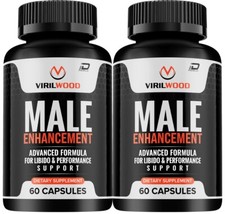 (2 Pack) Viril Wood for Men Capsules -VirilWood Vitamin Complex, All Natural