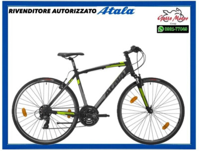 BICI DA STRADA WELLNESS ROAD ALLUMINIO ATALA NORTH BLACK MAN UOMO