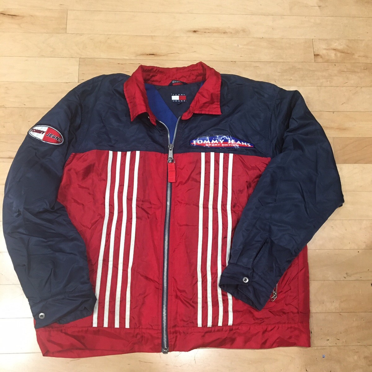 Vintage Tommy Hilfiger Jeans Sport Edition Zip Up Jacket Men's SZ