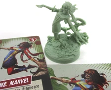 ZOMBICIDE: Marvel Zombies MS MARVEL Mini & Cards NEW!!