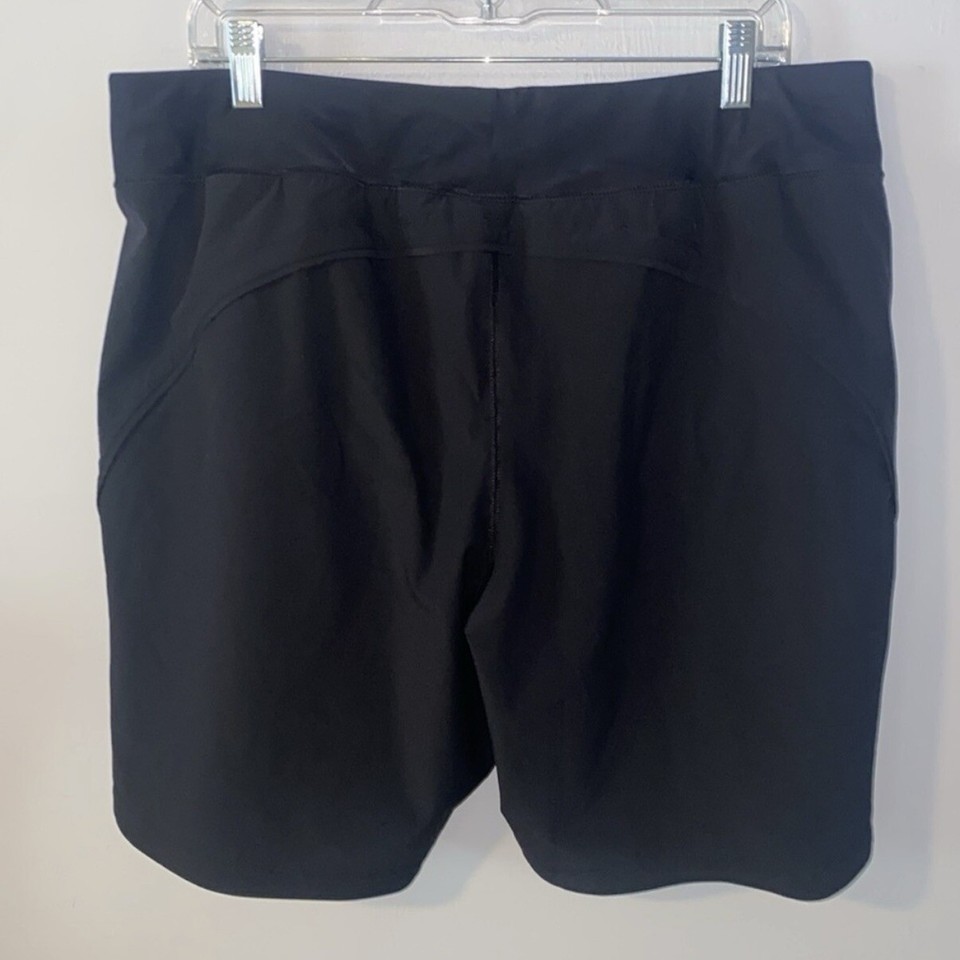 Lands' End Womens 16P Black Running Sports Athletic Active Comfort