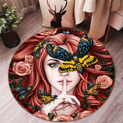 3D Rose Fee C231 Spiel Rutschfester Teppich Matte Foto Sarah Richter Amy