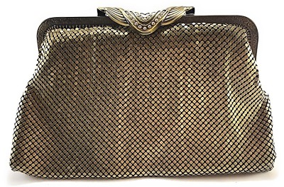 Women's Evening clutch metal mesh Purse for Party Prom Wedding Banquet USA Stock