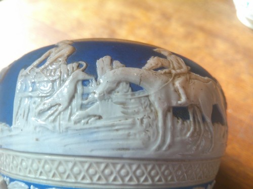 Off To Hounds!!! Spode 1800's Creamer & Sugar 1880-1912 - Picture 10 of 13