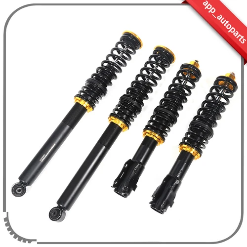 Full Coilovers Kit Coil Springs Suspension Struts For VW MK2 MK3 GOLF & JETTA