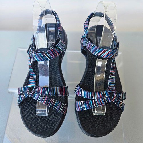Skechers Gogo Mat Womens Sz 9 Multi-Color Walking Sport Sandals - Picture 3 of 7