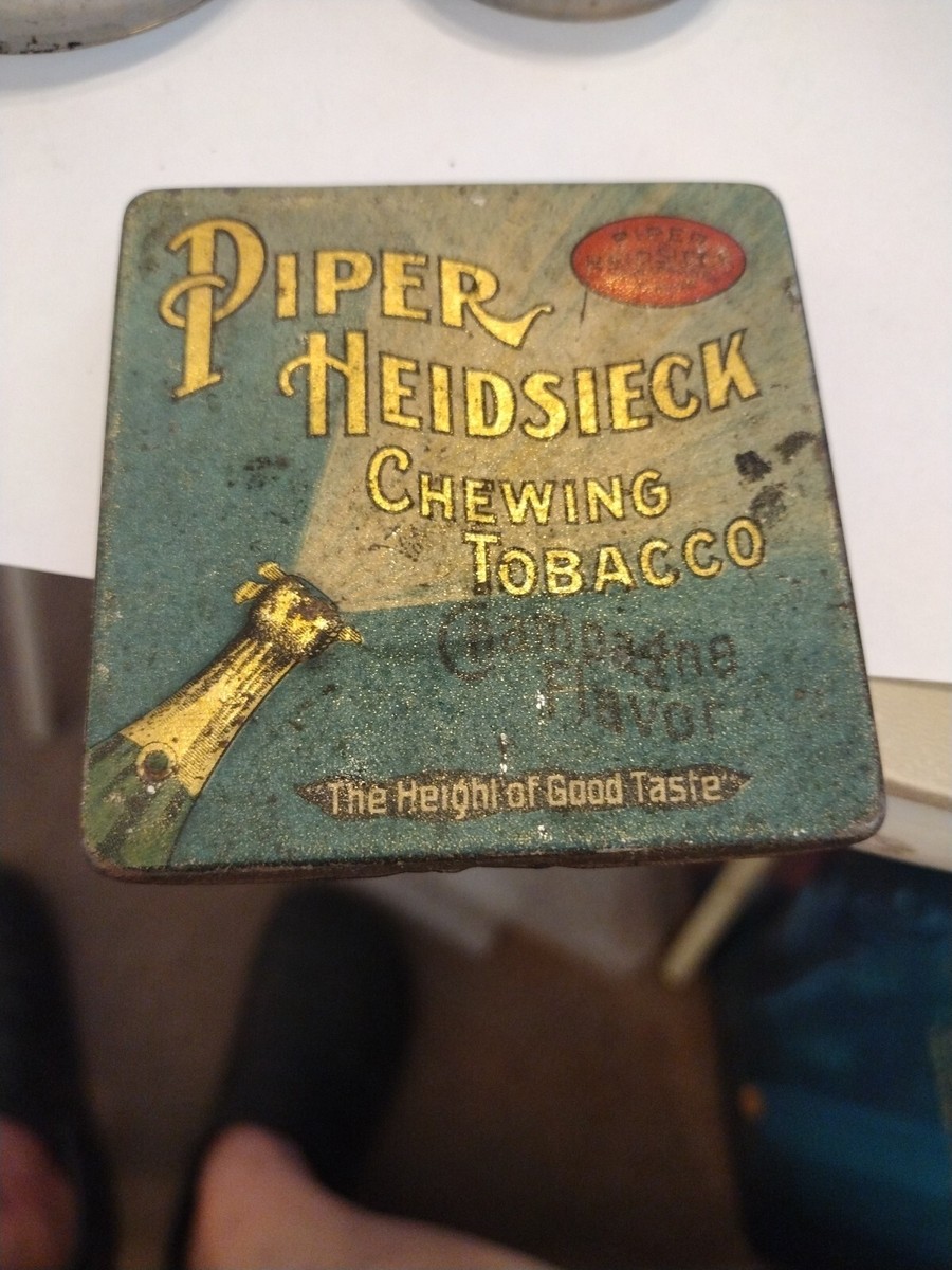 PIPER HEIDSIECK CHEWING TOBACCO Champagne Flavor pocket tin