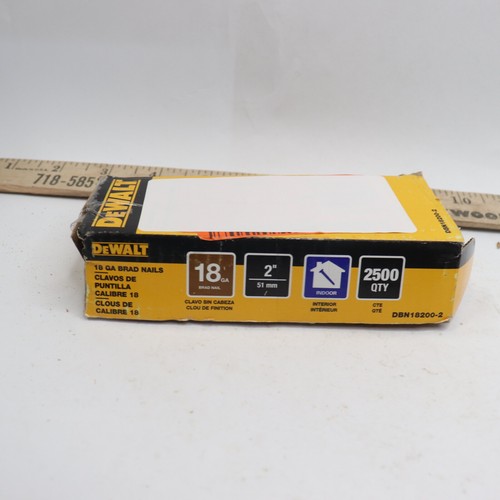 (Approx 1000) Dewalt Brad Nails 18 Gauge 2" DBN182002 eBay