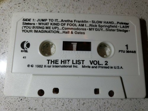 The Hit List Vol 2 Cassette K-Tel Compilation Tape Disco Pop Rock Police Gap - Picture 2 of 4