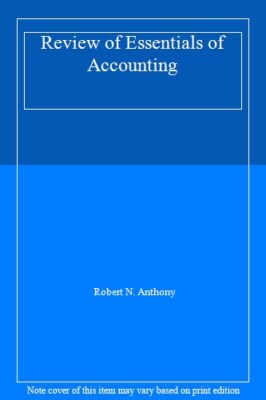 Bewertung von Essentials of Accounting, Robert N. Anthony- 9780201512