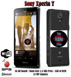 Sony Xperia T 16GB Black (Ohne Simlock) WLAN 3G GPS 13MP 4,6" HD Bravia Top