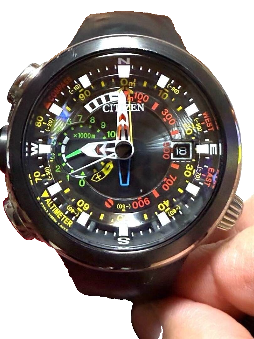 Citizen Promaster Eco-Drive Altichron Cirrus Titanium Watch BN4035 