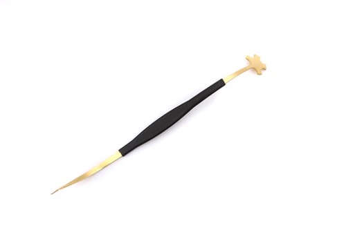 Violin Viola Tool Sound Post S setter W/Rubber grip protector Luthier Copper #T9 - 第 2/9 張圖片