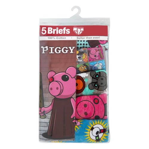 2X Lot Handcraft Boys 5 Pack Piggy Minitoon Multicolor Briefs Underwear Size 6
