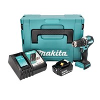 Makita DHP 487 RG1J Akku Schlagbohrschrauber 18 V 40 Nm + 1X Akku 6,0 Ah + Lader
