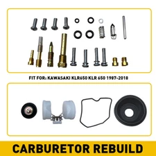 Carburetor Carb Repair Kit Rebuild Set For Kawasaki KLR650 KLR 650 1987-2018