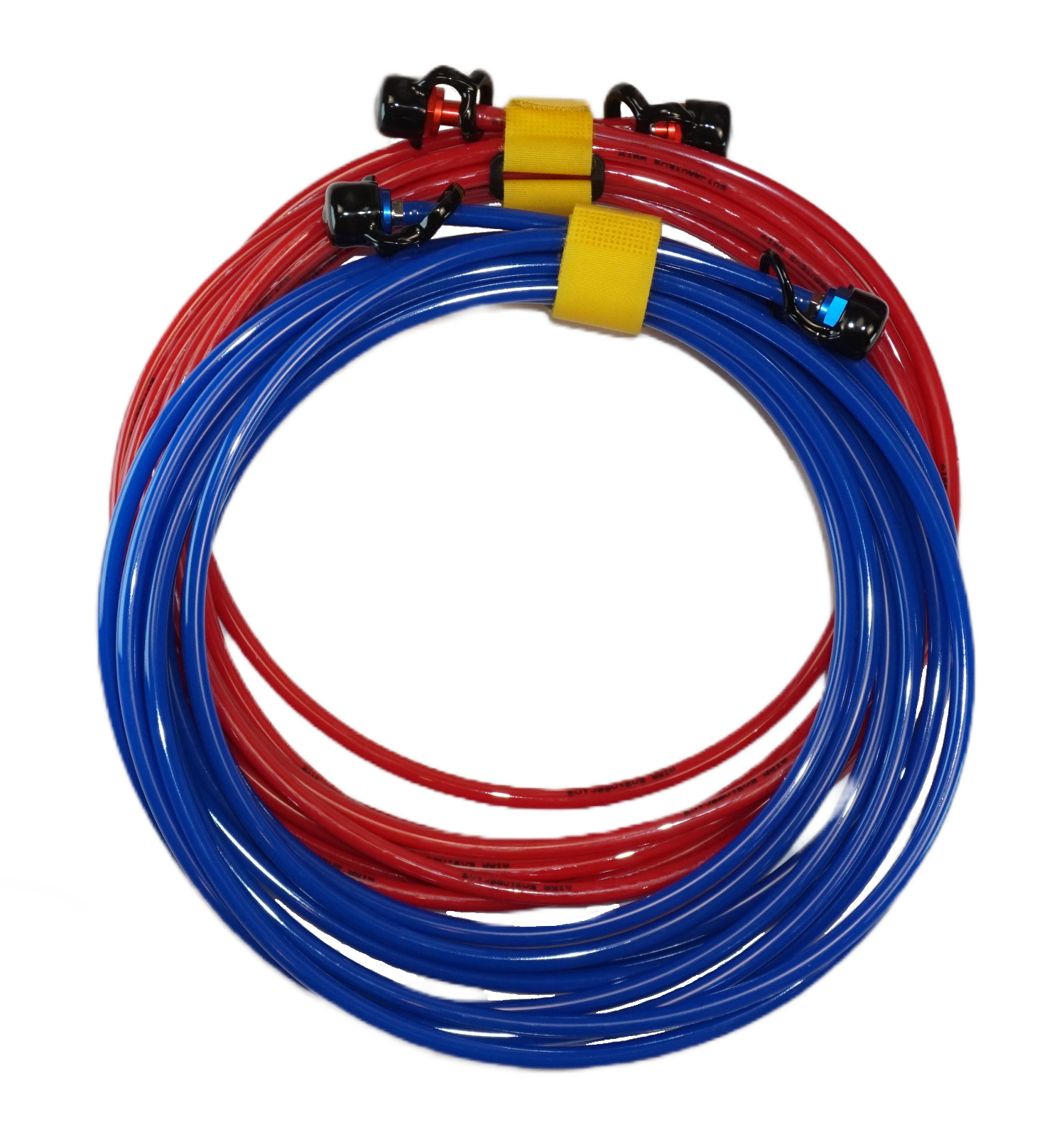 Lightweight Pitot Static Air Data Test 20' Hose Set Red Blu AN4 Flightline Rated