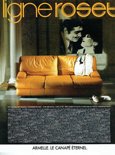 publicité Advertising 1123 1983   Ligne Roset Armelle canapé eternel