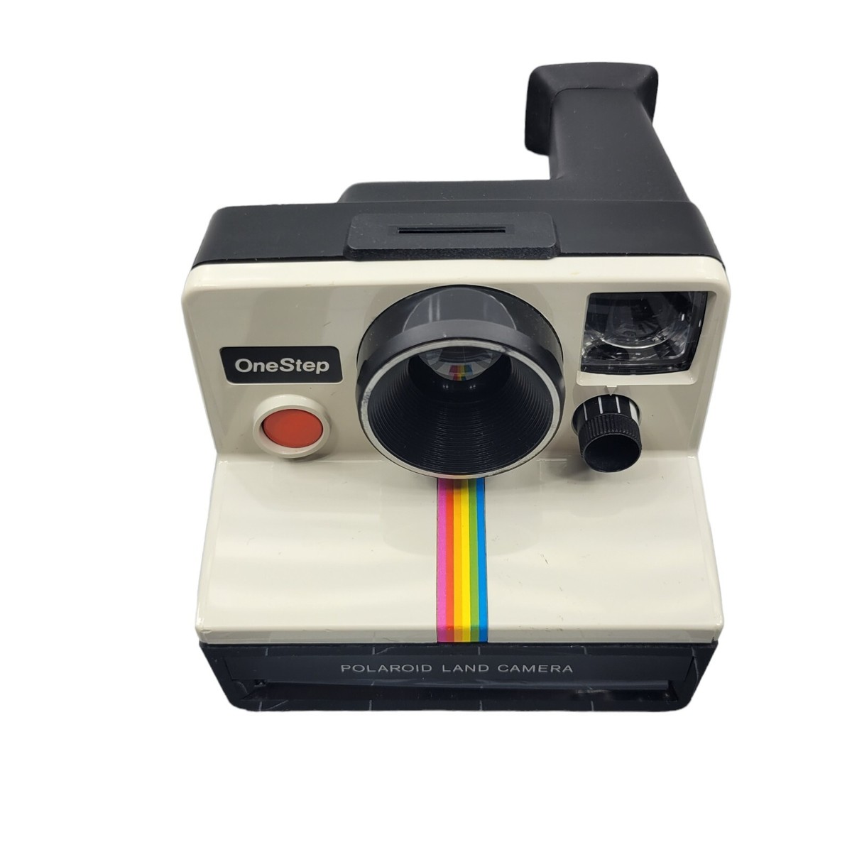Vintage Polaroid Camera SX-70 OneStep Rainbow Striped Land Camera