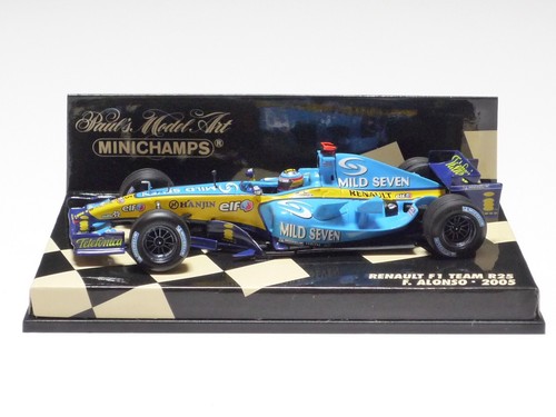 MINICHAMPS 1:43 RENAULT F1 TEAM R25 F. ALONSO 2005 "MILD SEVEN"