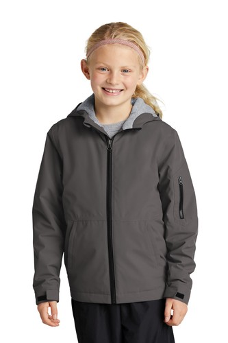 Sport-Tek Youth Waterproof Insulated Jacket YST56 - Picture 4 of 6