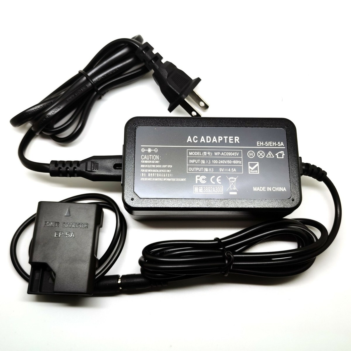 AC Power Adapter EH-5 A EH-5B EP-5A Dummy Battery For Nikon
