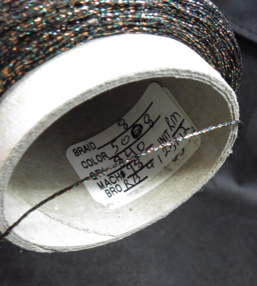 Kreinik Metallic Thread  Leprechaun #5008- #8 Braid-450 Meters Cone - Image 2 of 3