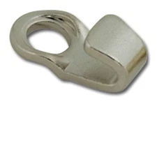 Boot Lace Hook Solid Nickel over Brass 1234-02 by Tandy Leather 