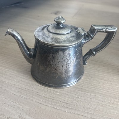 Vintage R. Wallace Silver Soldered 0376 10oz Teapot Princeton