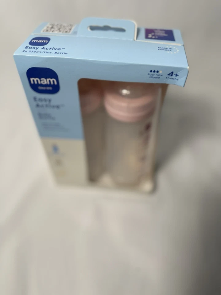 Biberón MAM Easy Active 11 oz - Flujo rápido - Totalmente nuevo Foto 2 de 4