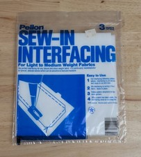 Pellon SEW IN INTERFACING For Light-Med Weight Fabrics 15"x 3 Yds