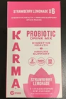 6 Sticks Karma Probiotic Powder Drink Mix Immune Support Strawberry Lemonade