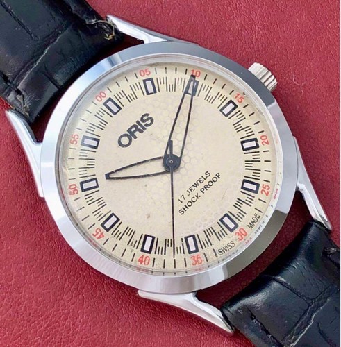 ORIS Mechanical Hand-Wound Vintage Men’s Watch from the 1980s/Casual/Antique - Picture 2 of 9