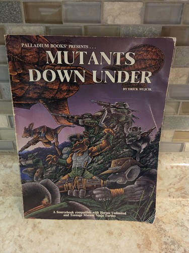 Mutants Down Under 1988 Palladium Books Compatible with TMNT & Heroes Unlimited 