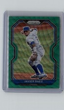 2021 Panini Prizm #107 Javier Baez Green Wave Prizm