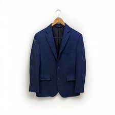 Jos A Bank Traveler Collection Navy Wool Blazer 39R Wool Men  s Sports Coat