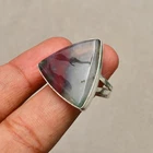 Blood Stone Gemstone 925 Sterling Silver Handmade Jewelry Ring Size 8.5