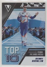 2019 Panini Victory Lane Top 10 Blue 54/99 Denny Hamlin #T7 y0i