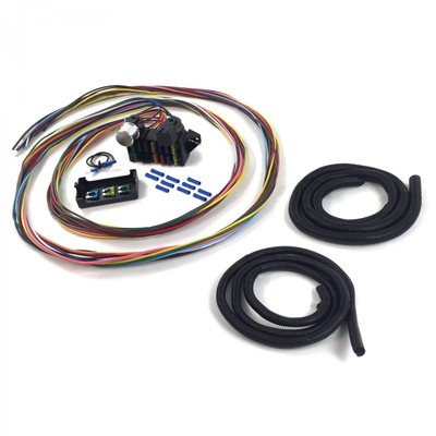 Ultimate 12 Fuse 12v Conversion Wire Harness  38 1938 Ford Sedan  - Standard rat