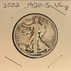 1920-S VG ++ Walking Liberty Silver Half Dollar