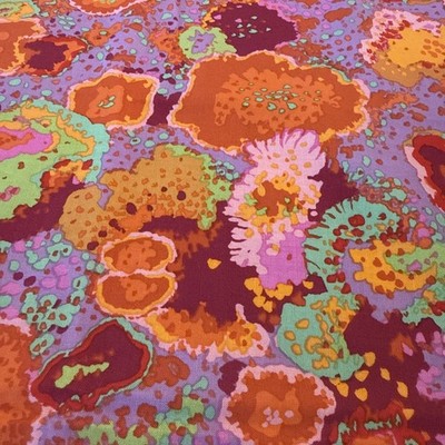 Vintage OPP Kaffe Fassett Lichen Rust Red Rowan  Cotton Fabric 1 3/4 yard + #76