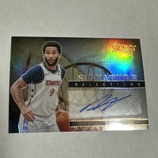 2024-25 Panini Select Justin Champagnie Auto Signature Selections Wizards #SSJCP