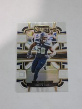 2023 Panini Select White SP Refractor RC Derick Hall Seattle Seahawks #/35