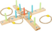 "Small Foot Ringwurfspiel \"Active\", Aus Holz, Garten-Spiel FüR Kinder Ab 3 Jahren"