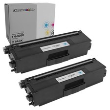 2PK TN-336C for Brother TN-336 CYAN High Yield Toner Cartridge HL-L8350 HL-L8350