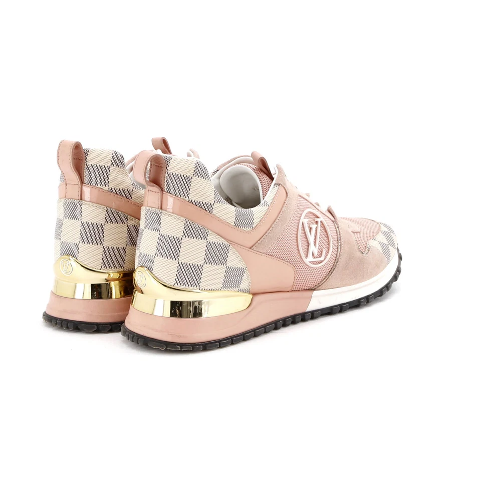 Louis Vuitton Women's Run Away Sneakers Damier with Mesh and Leather - Image 3 of 4