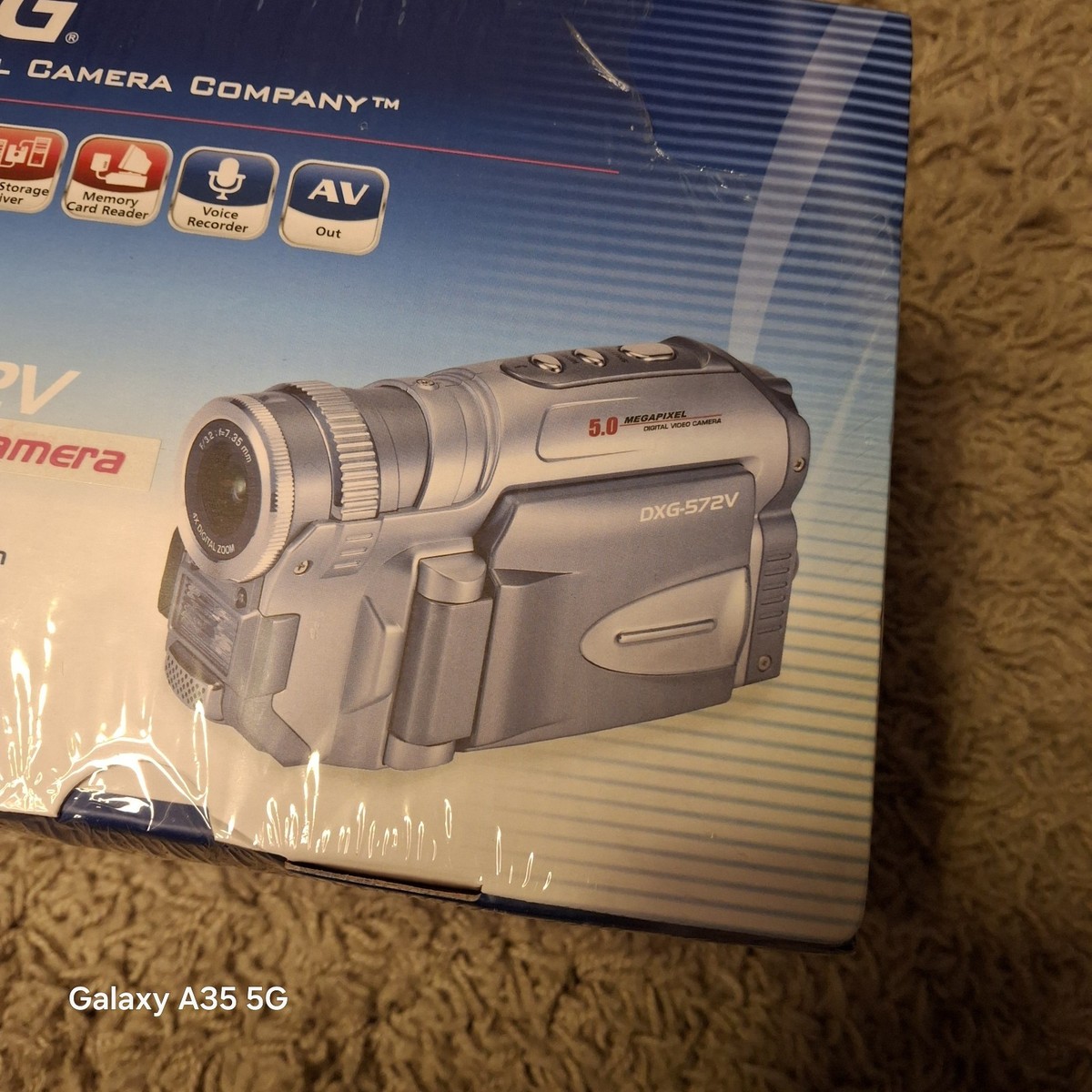 DXG Technology DXG-572V Flash Media, Hard Drive Camcorder for sale